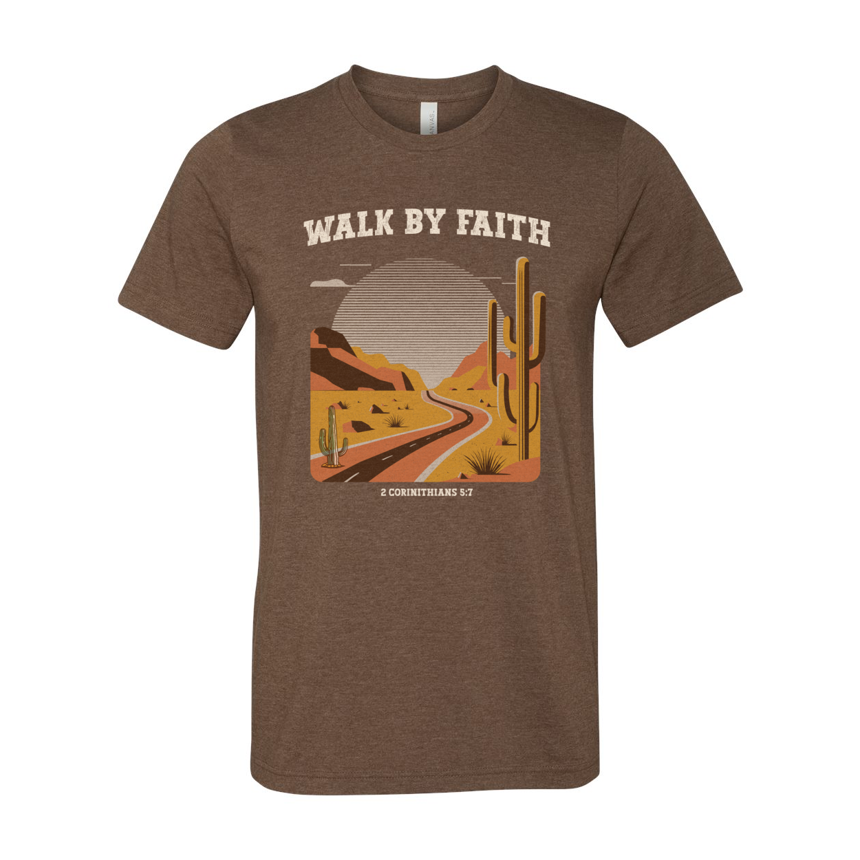 Walk By Faith Bible Verse Unisex T-Shirt