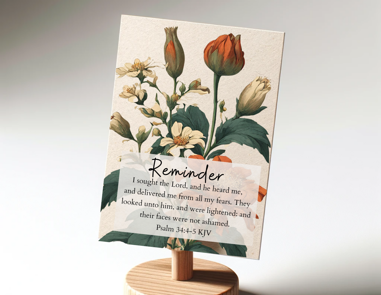 7 Instant Download Scripture Printable Cards To Encourage You To Have Faith Over Fear