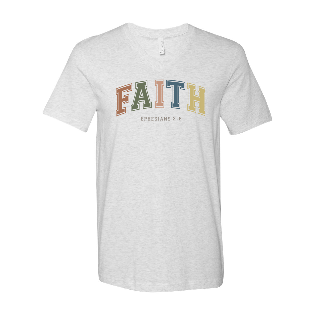 Faith Unisex V-Neck T-shirt