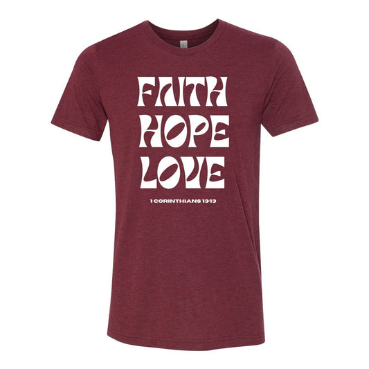 Faith Hope and Love Unisex Triblend T-Shirt