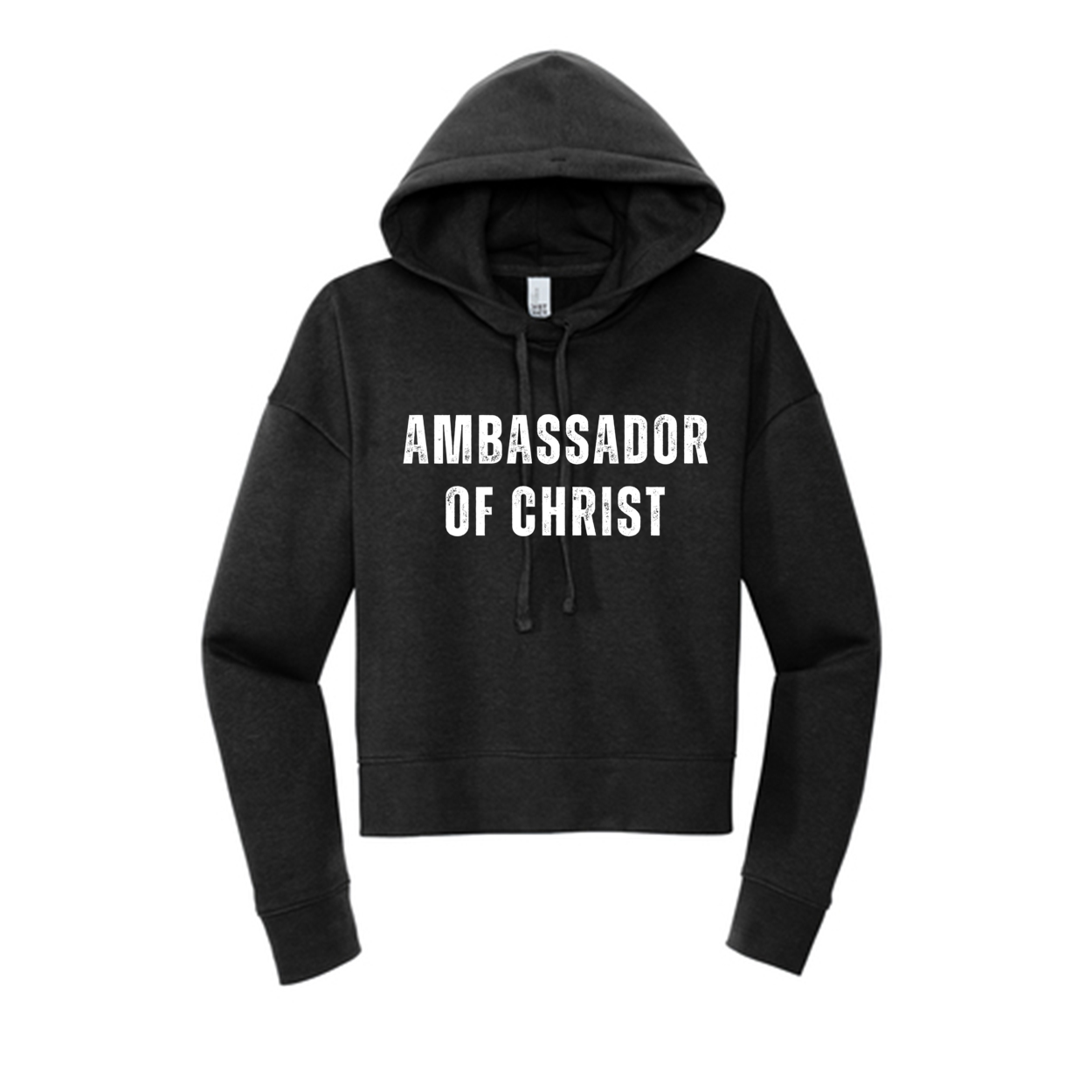 Ambassador of Christ Crop Hooded Sweatshirt