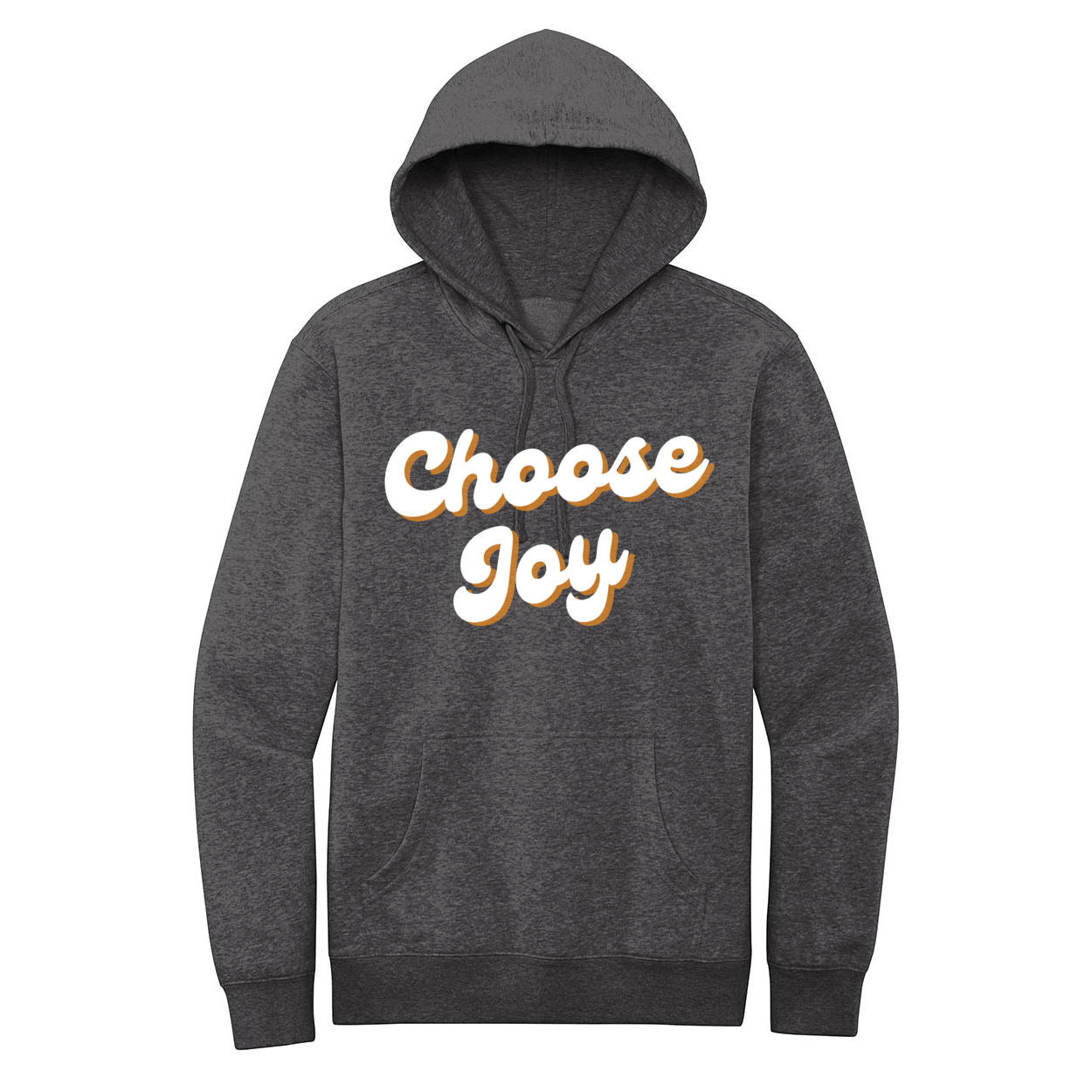 "Choose Joy Retro Fleece Hoodie"