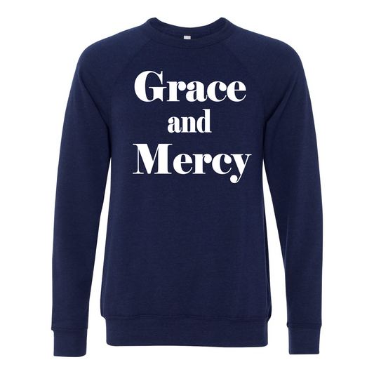 Grace and Mercy Christian Fleece Sweatshirt