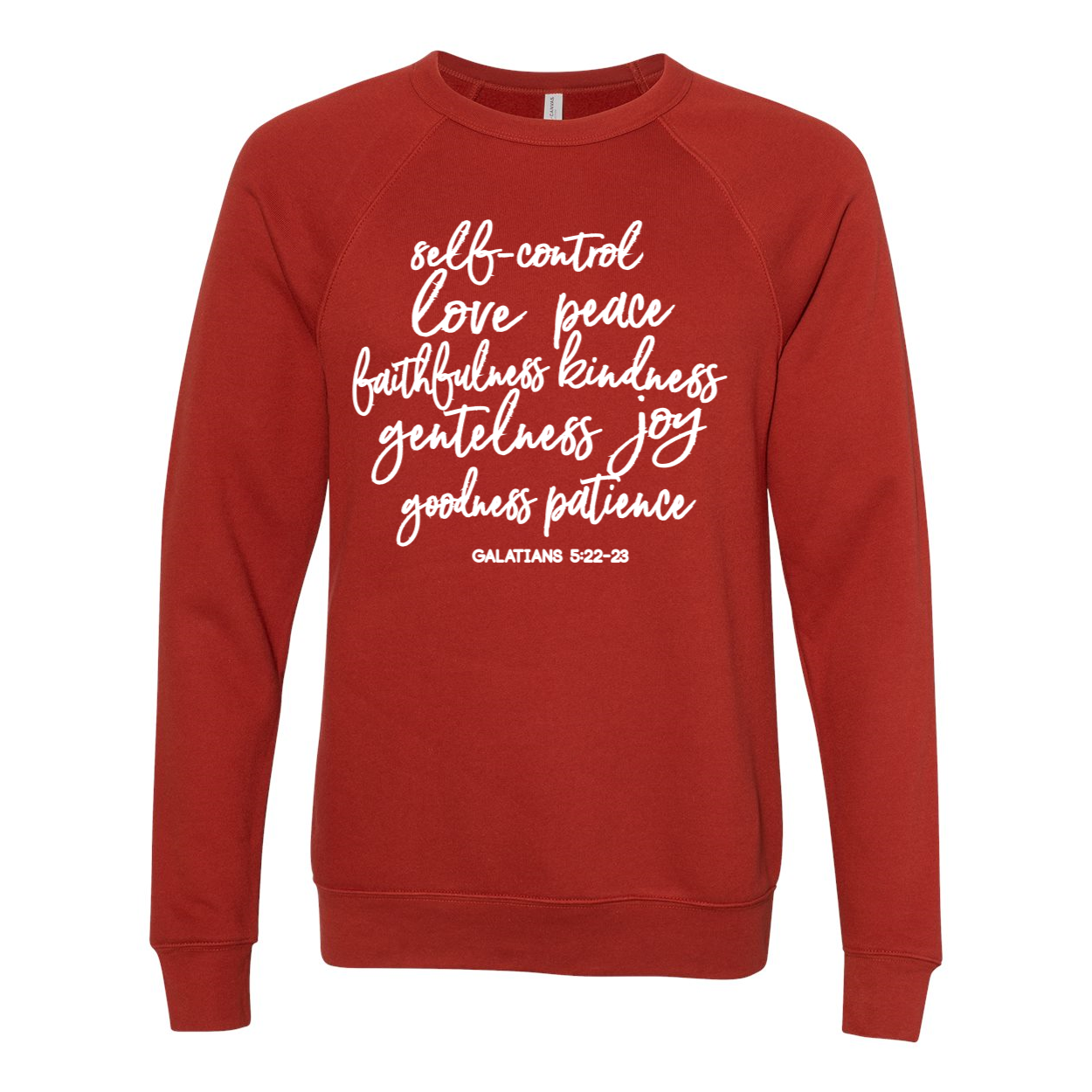 "Fruit of The Spirit" Fleece Crewneck Sweatshirt