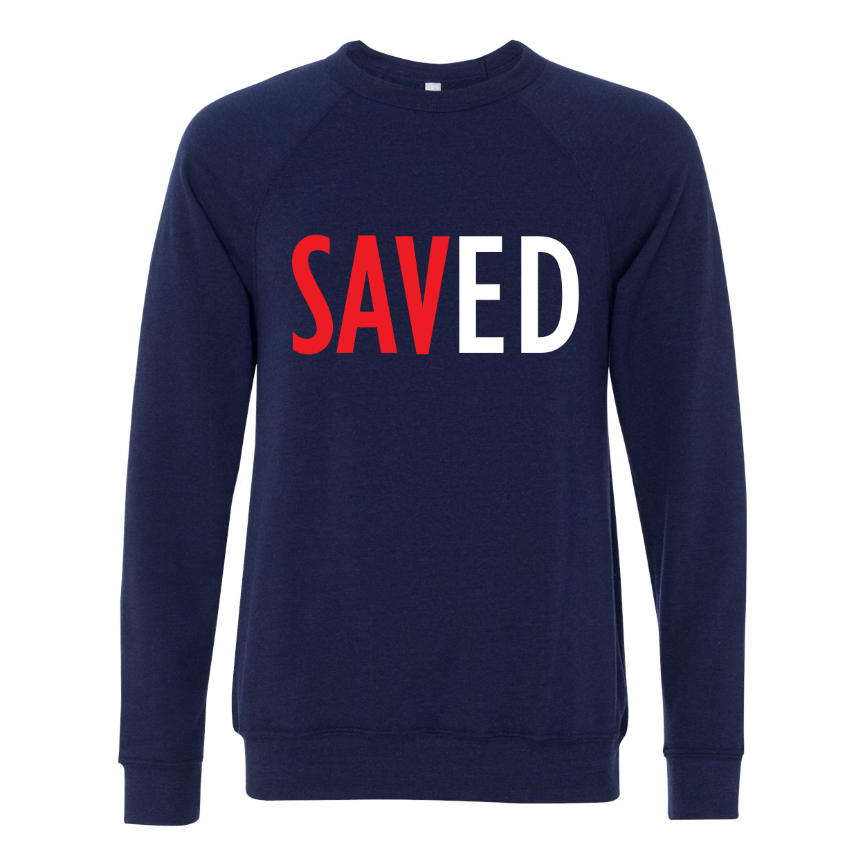 "Saved" Fleece Crewneck Sweatshirt