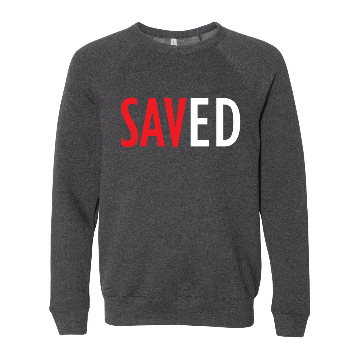 "Saved" Fleece Crewneck Sweatshirt