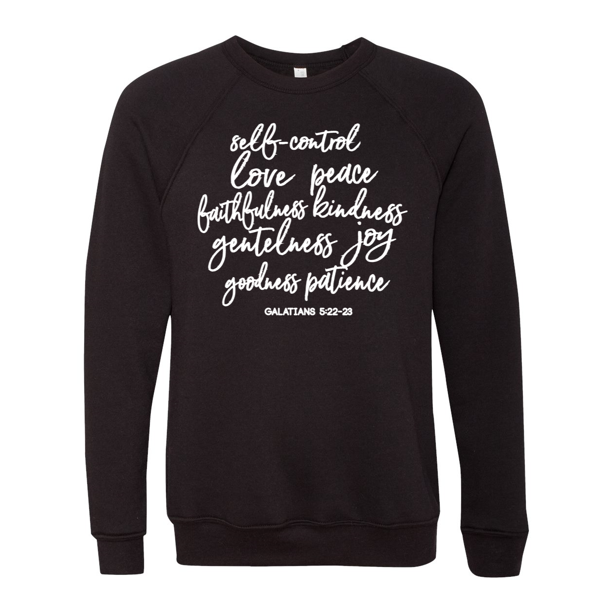 "Fruit of The Spirit" Fleece Crewneck Sweatshirt