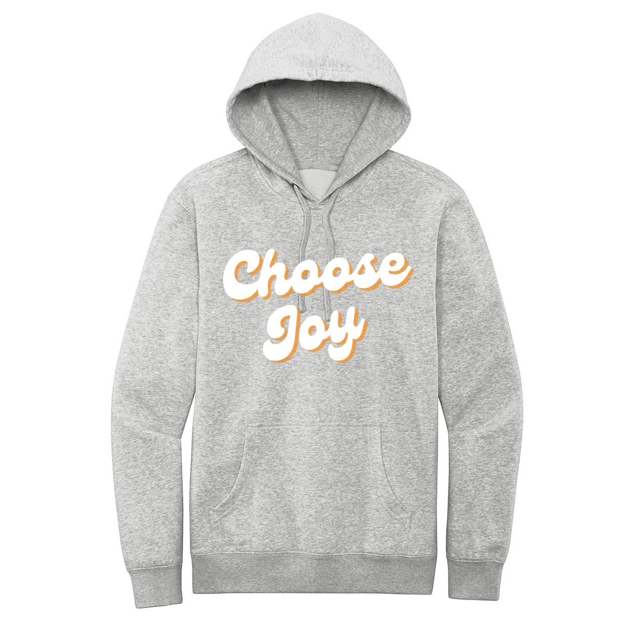 "Choose Joy Retro Fleece Hoodie"