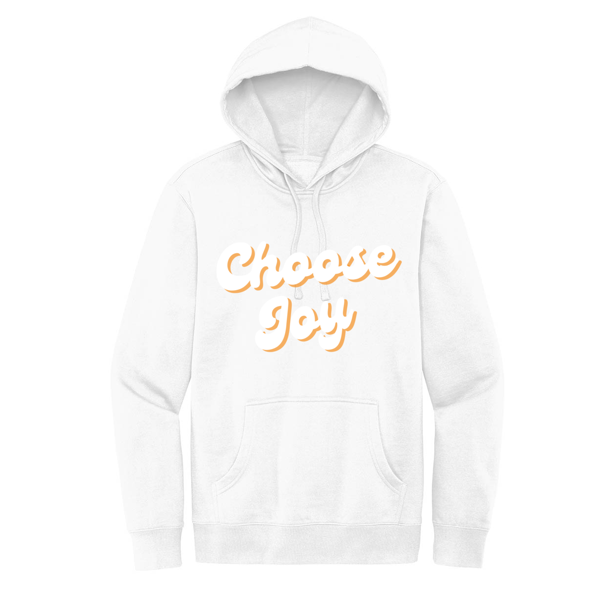 "Choose Joy Retro Fleece Hoodie"