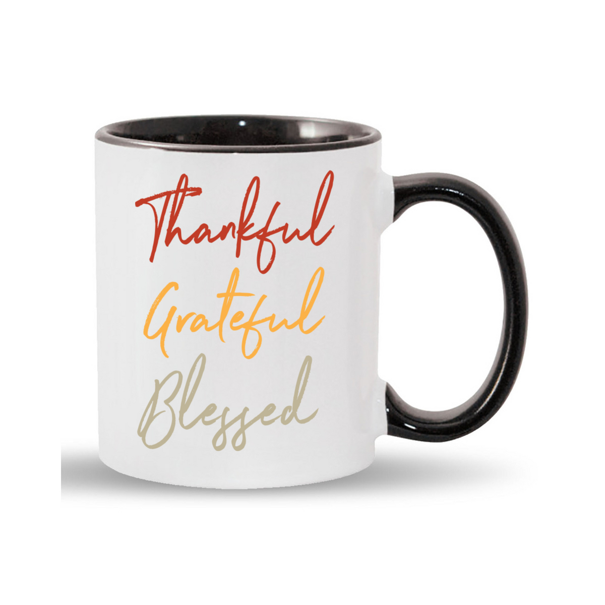 Thankful grateful blessed mug