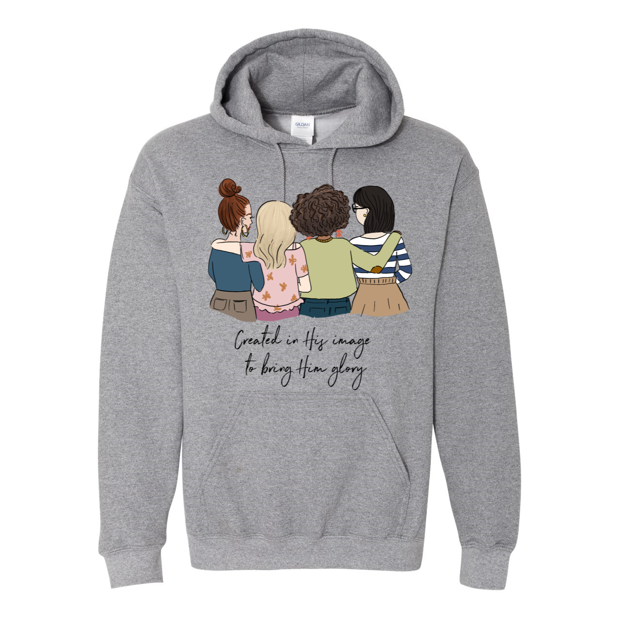 "Made In God's Image" Hooded Sweatshirt