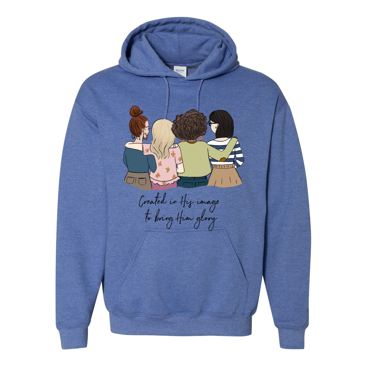 "Made In God's Image" Hooded Sweatshirt