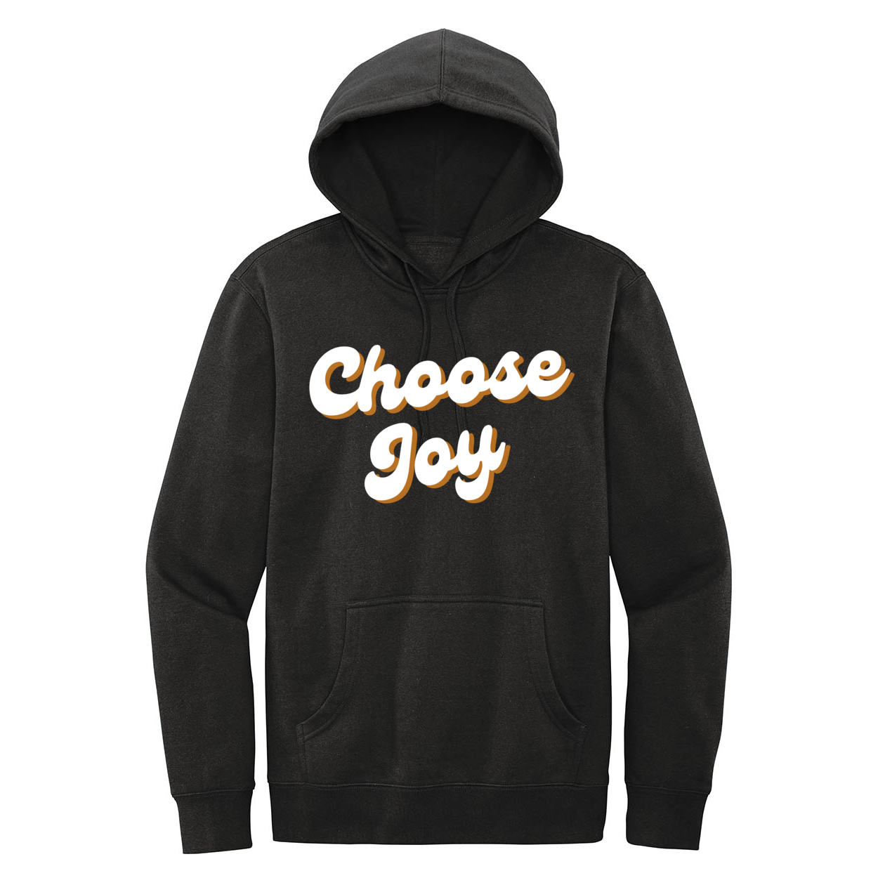 "Choose Joy Retro Fleece Hoodie"