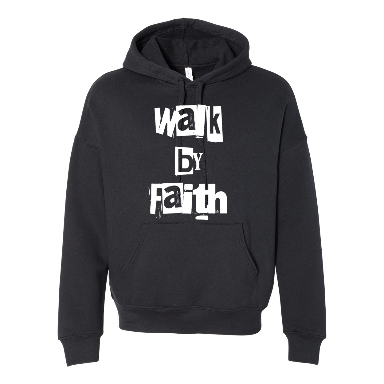 Walk By Faith Unisex Drop Shoulder Hoodie