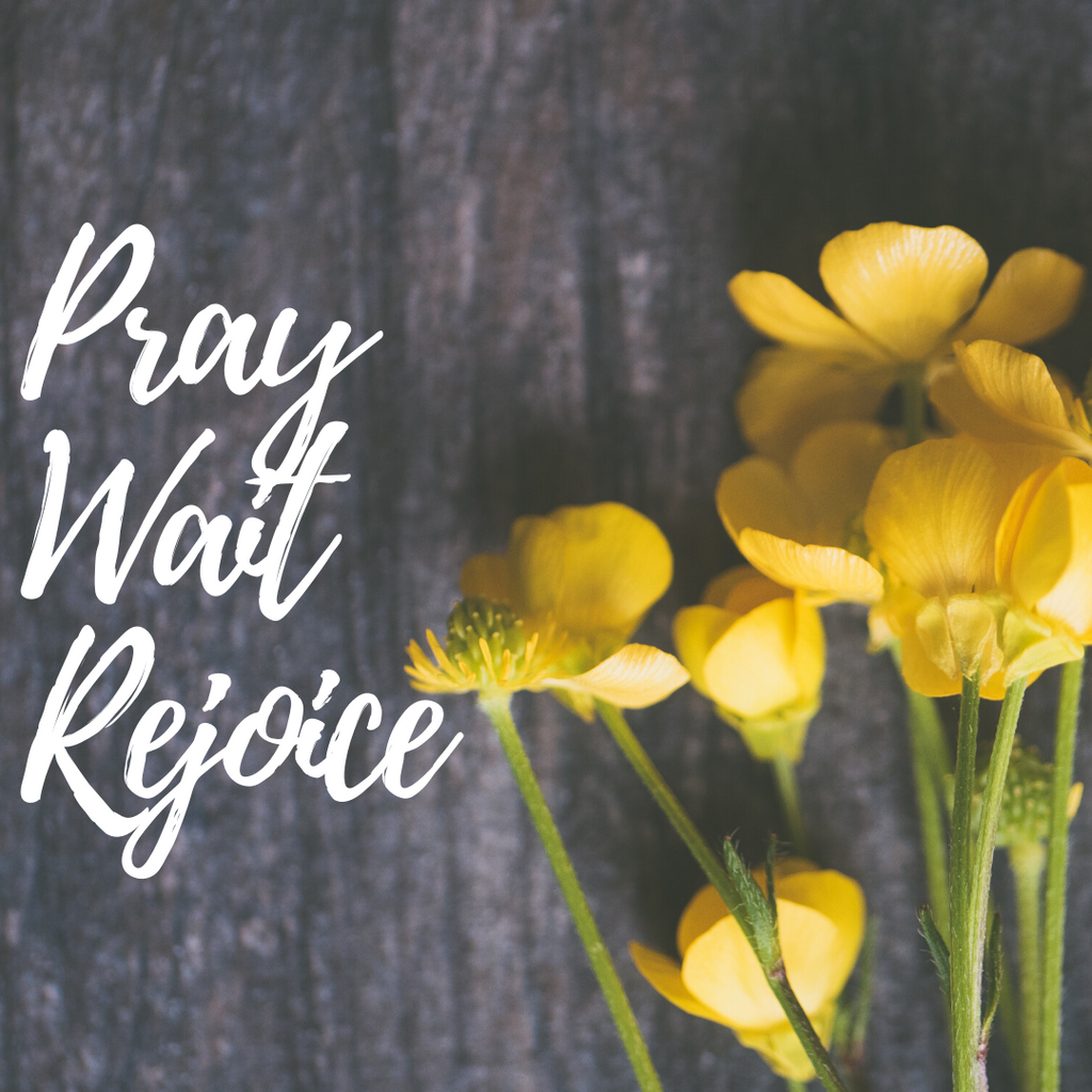 Pray, Wait, Rejoice!