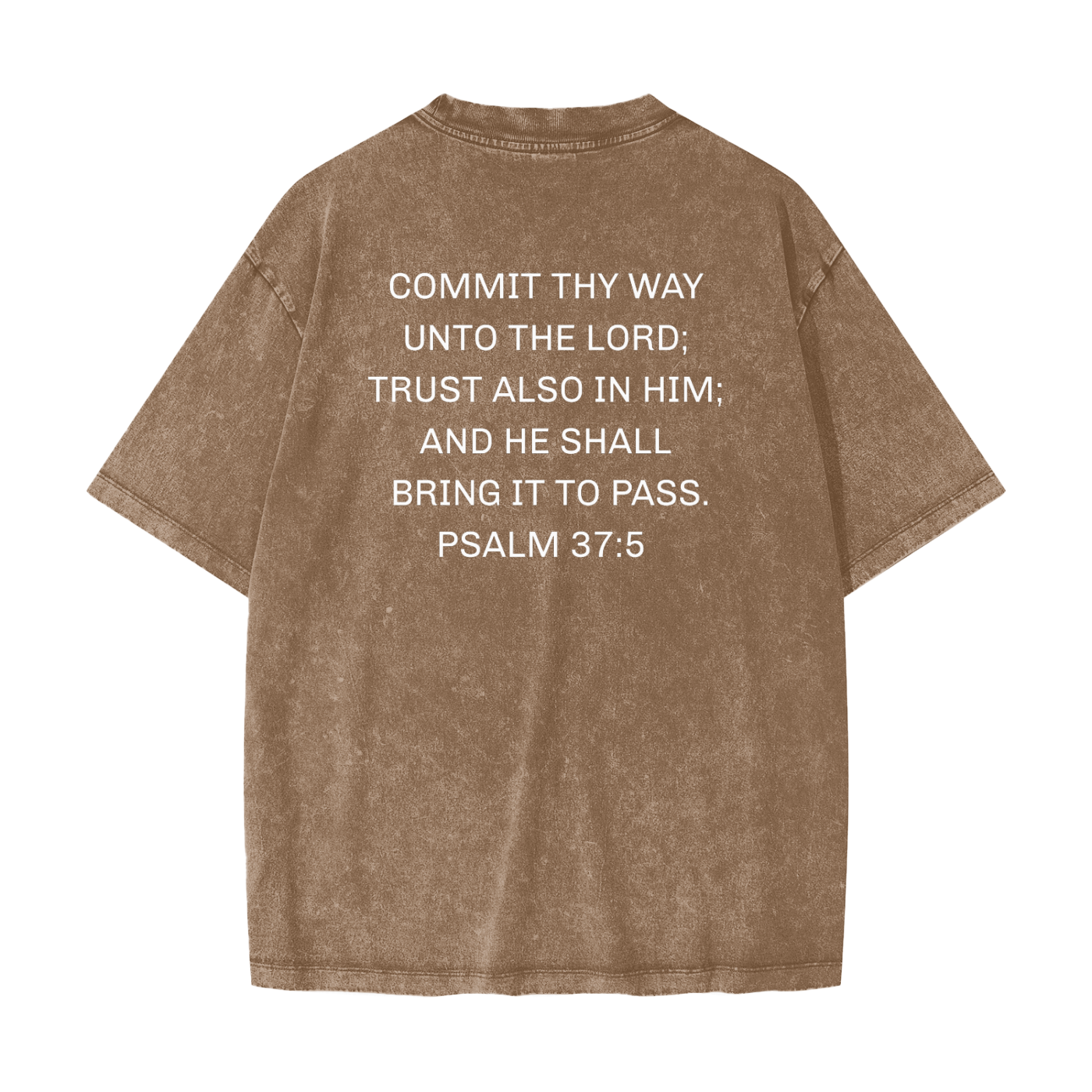 Trust God’s Plan Snow Washed Oversized T-Shirt