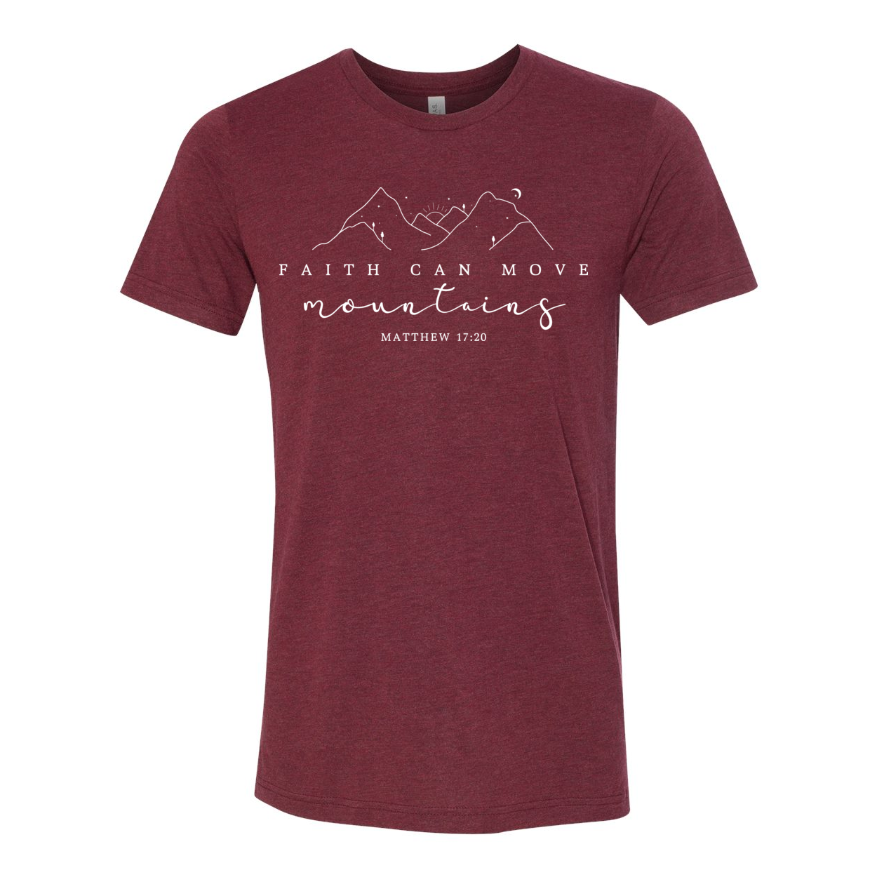 Faith Can Move Mountains Unisex Triblend T-Shirt