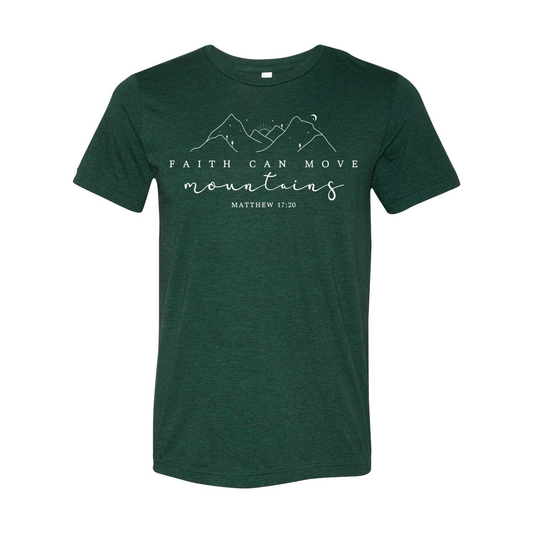 Faith Can Move Mountains Unisex Triblend T-Shirt