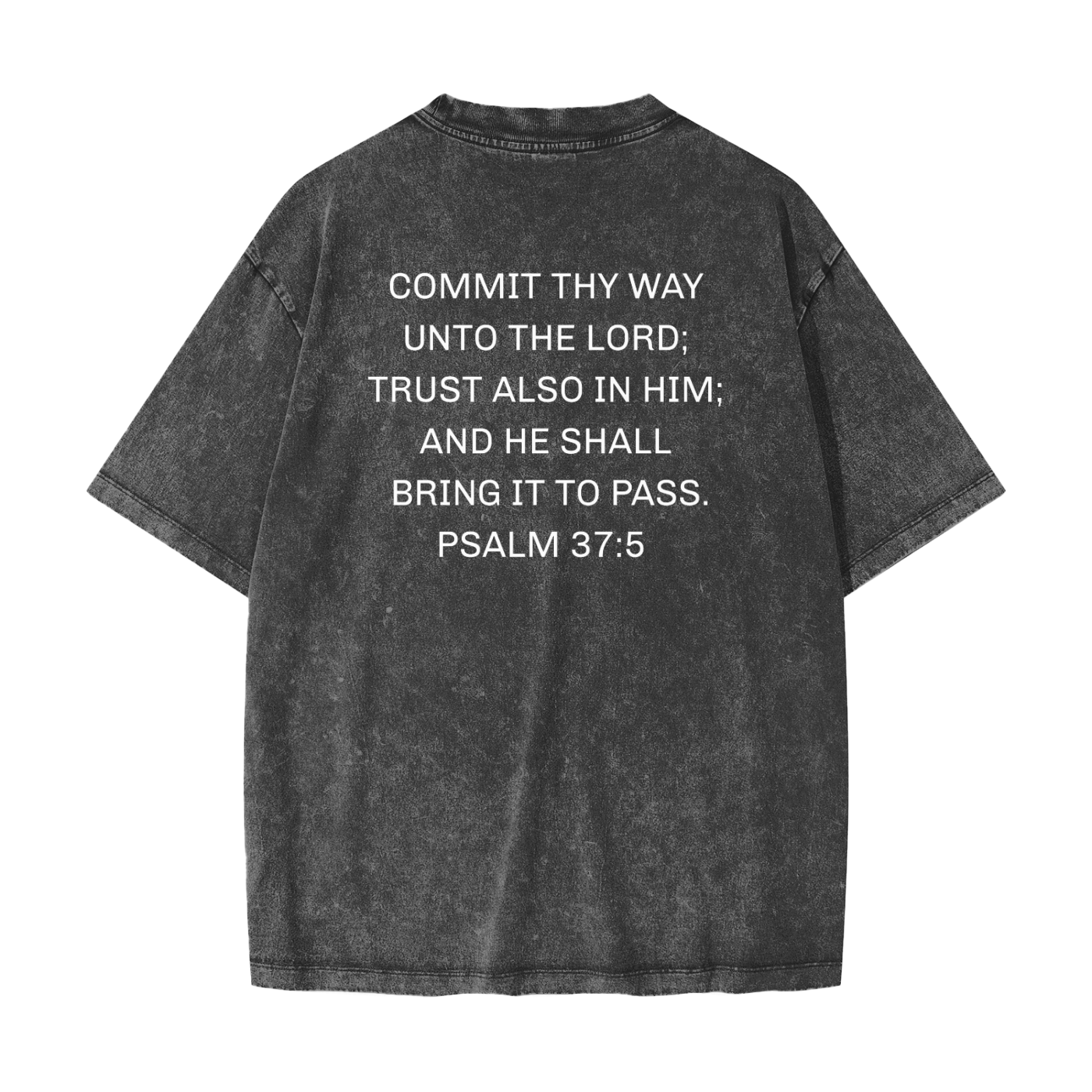 Trust God’s Plan Snow Washed Oversized T-Shirt
