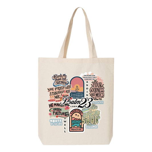 Psalm 23 Tote Bag