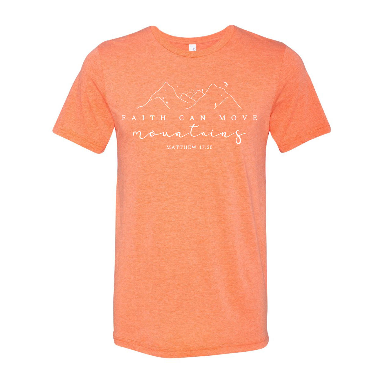 Faith Can Move Mountains Unisex Triblend T-Shirt