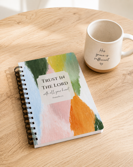 Trust in the Lord Christian Prayer Journal | Proverbs 3:5