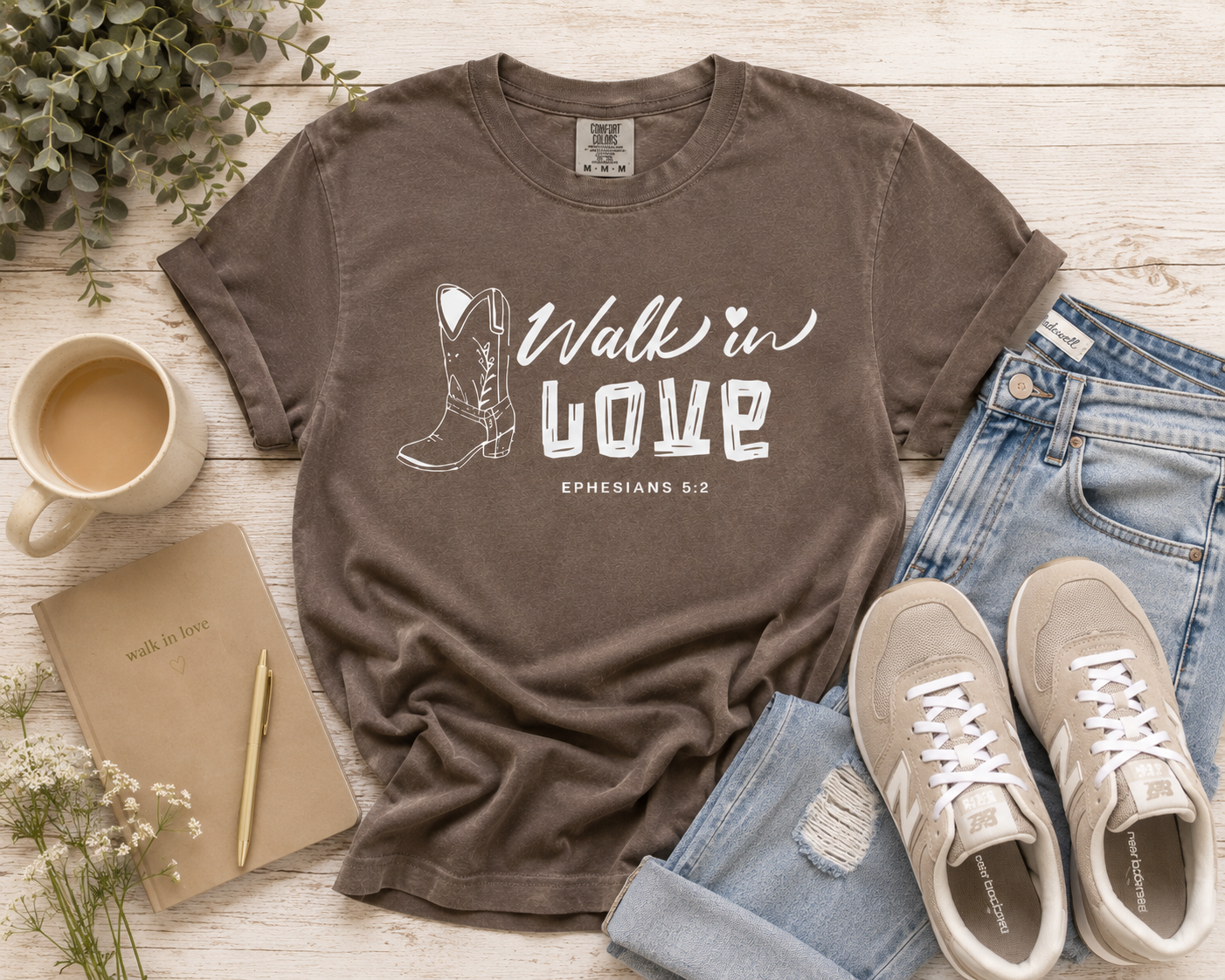 Walk in Love Christian T-Shirt | Ephesians 5:2
