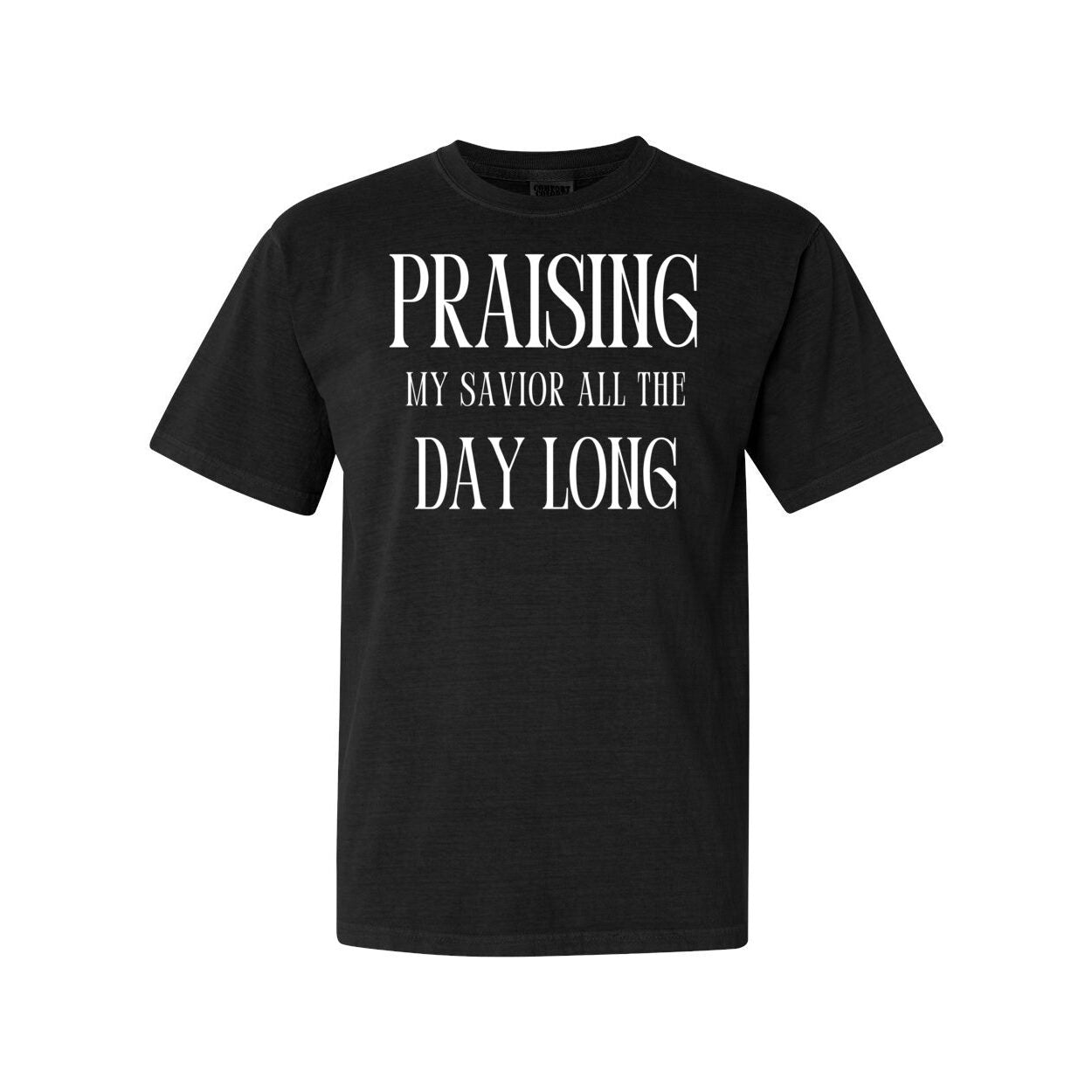 Praising My Savior All the Day Long Christian T Shirt