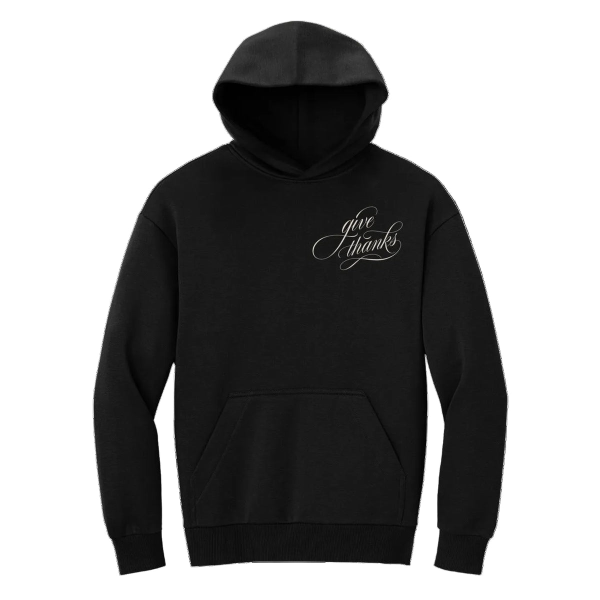 Give Thanks Scripture Unisex Fleece Hoodie