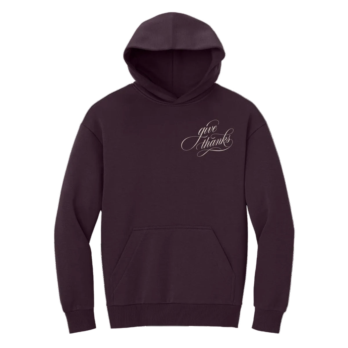 Give Thanks Scripture Unisex Fleece Hoodie