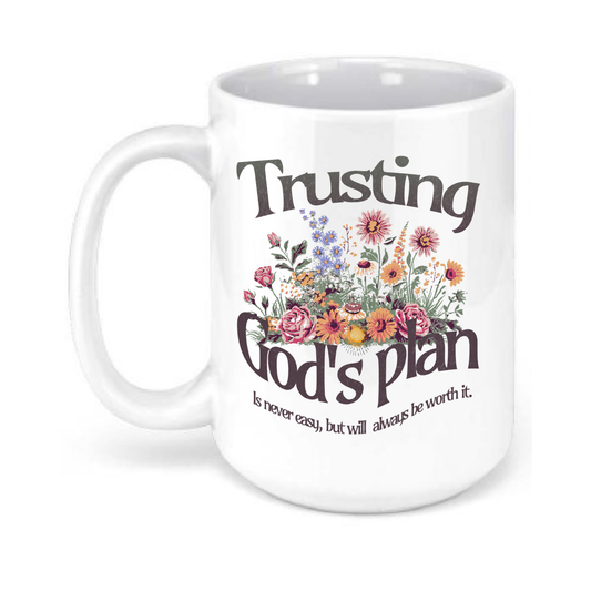 Trusting God's Plan 15oz. Mug