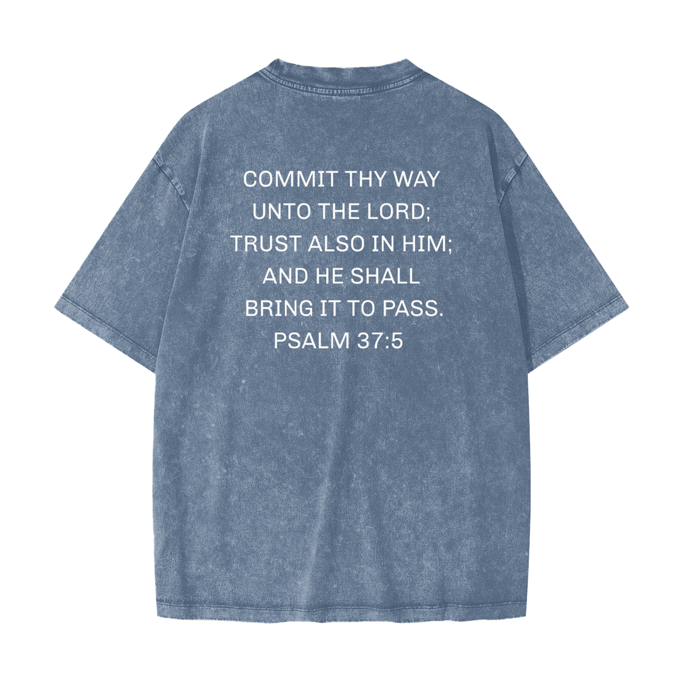 Trust God’s Plan Snow Washed Oversized T-Shirt