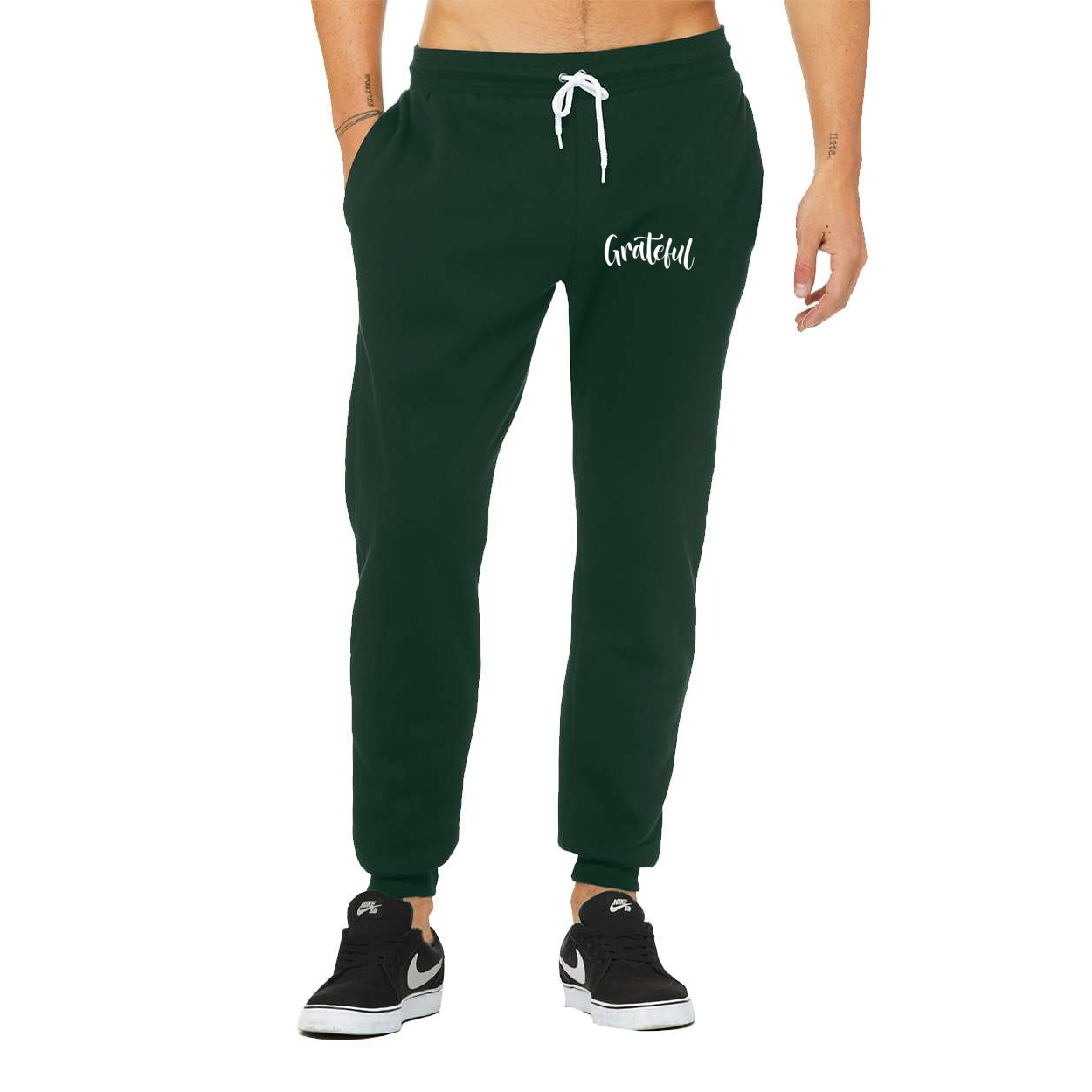 Grateful Unisex Fleece Joggers Sweatpants