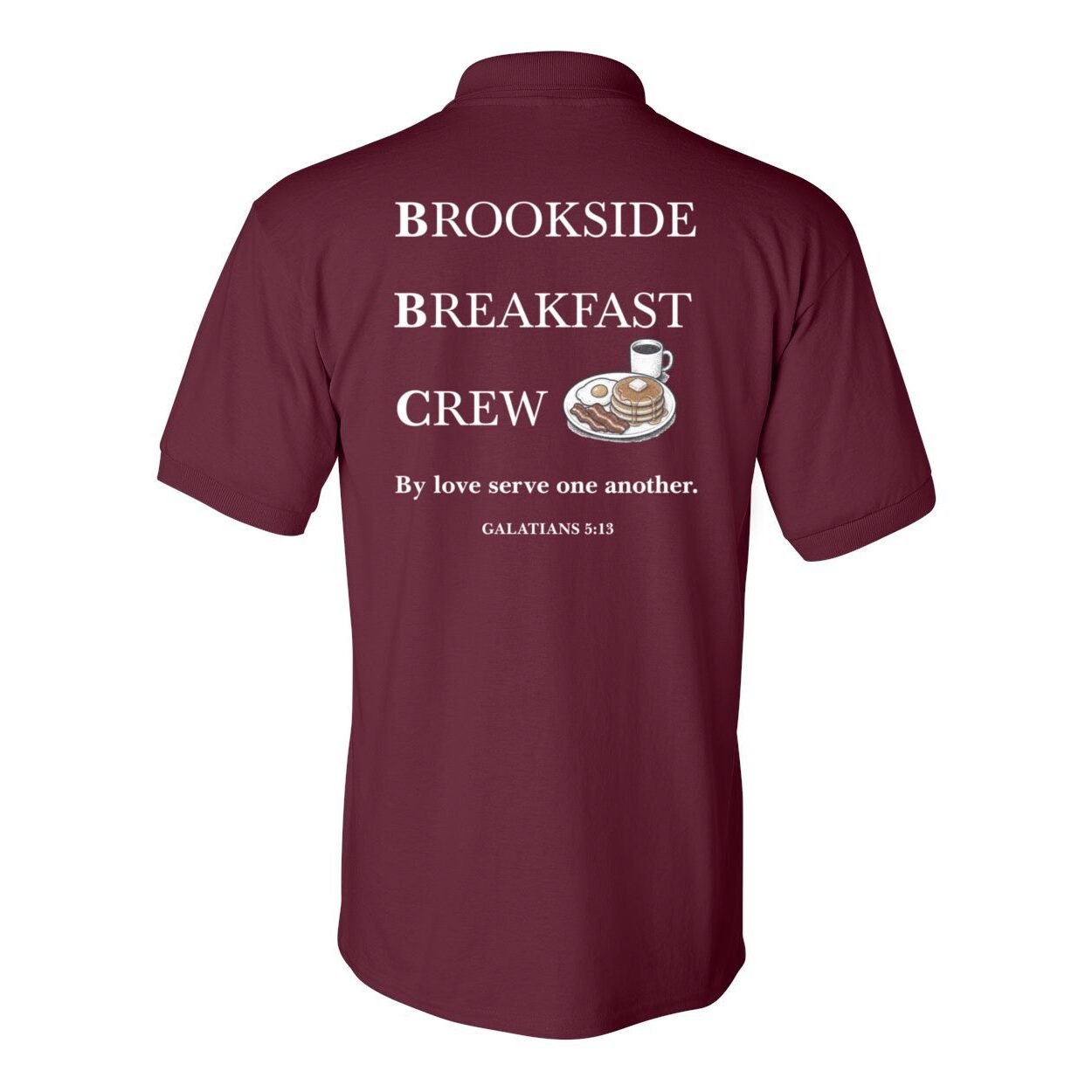 Brookside Breakfast Crew Men's Polo T-Shirt