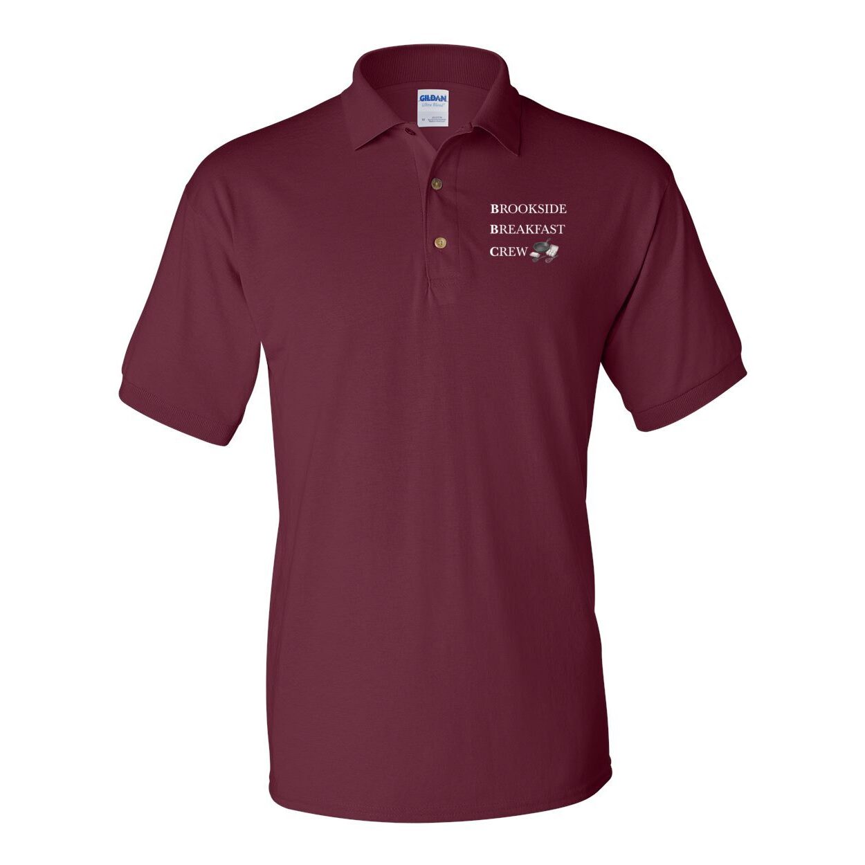 Brookside Breakfast Crew Men's Polo T-Shirt