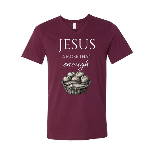 Jesus Is More Than Enough V-Neck T-Shirt