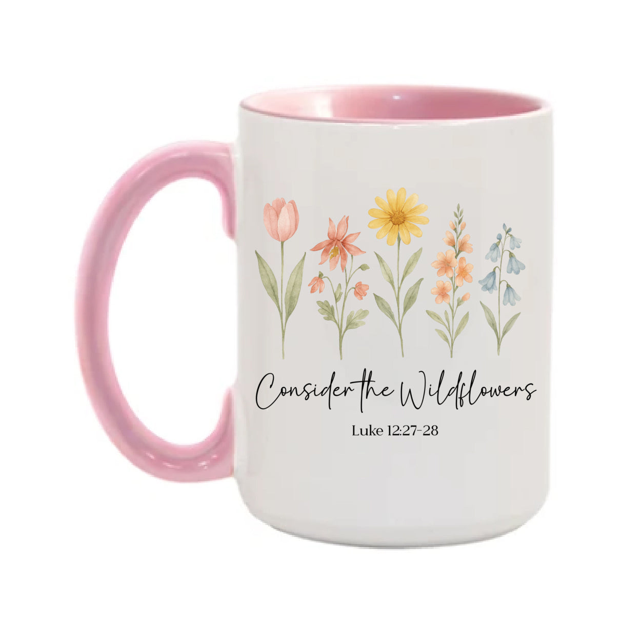 Consider The Wildflowers 15oz. Mug
