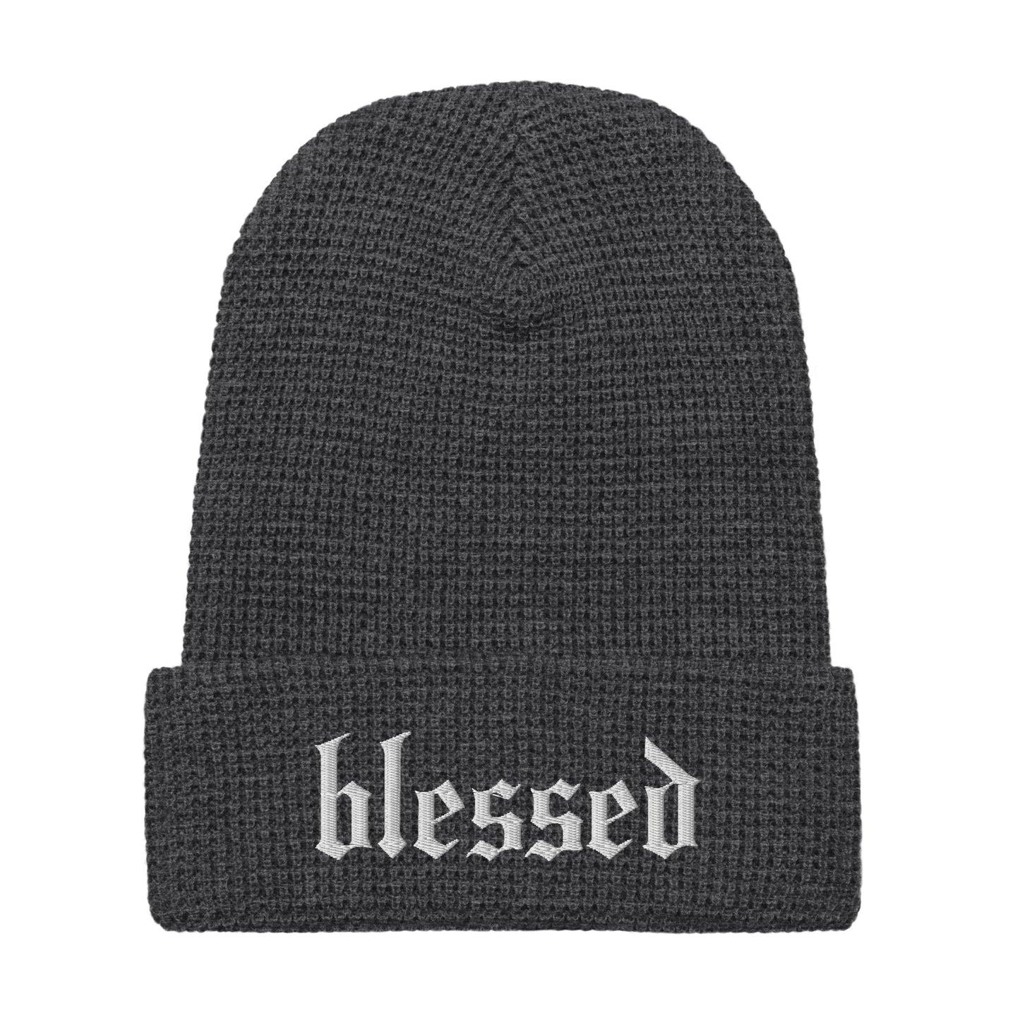 "Blessed" Waffle Hat