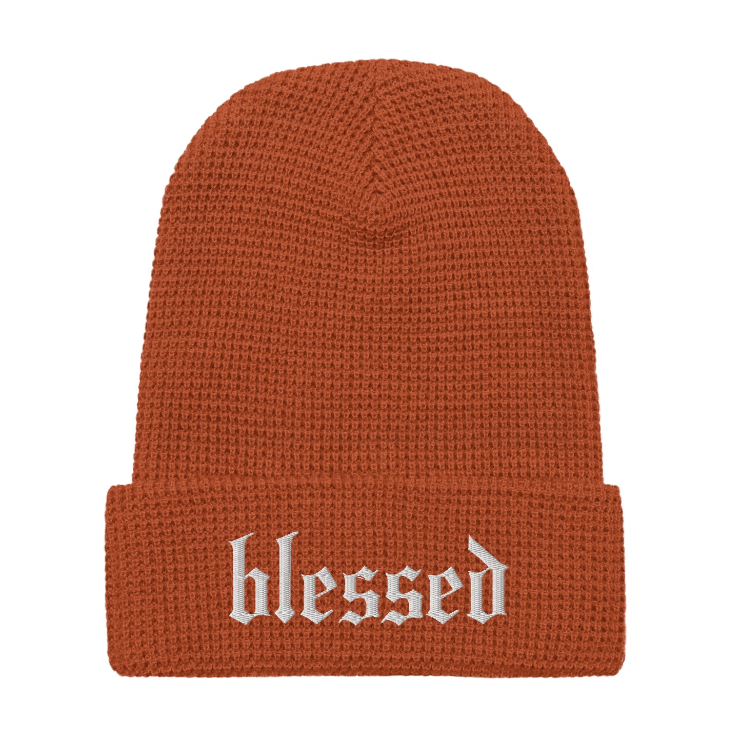 "Blessed" Waffle Hat