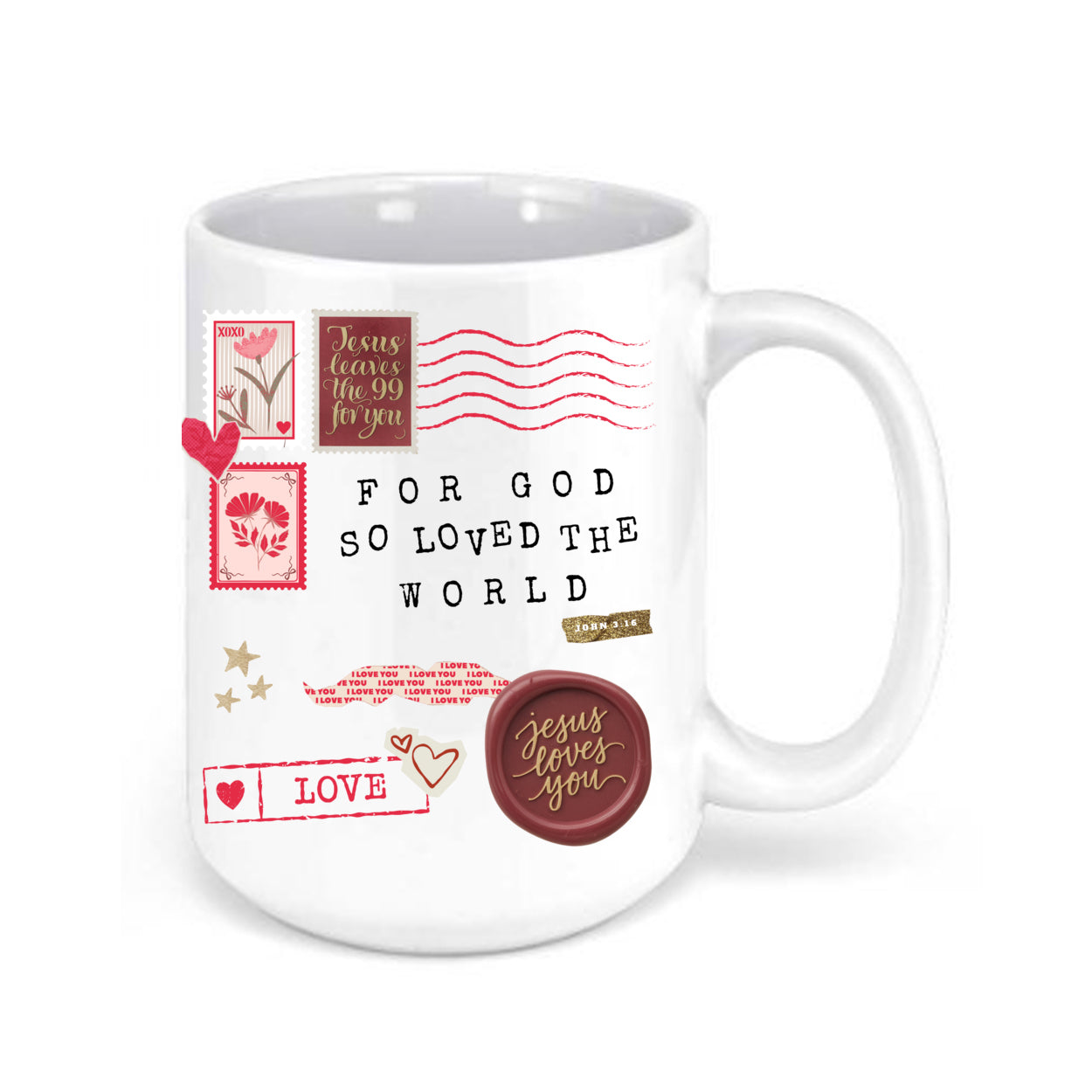 For God So Loved the World Mug 15oz. Mugs