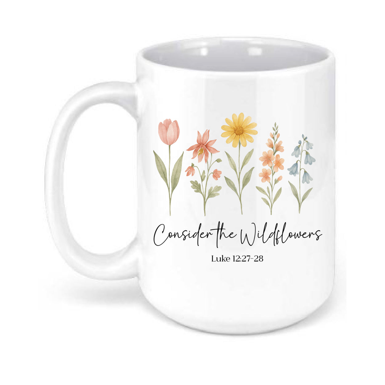 Consider The Wildflowers 15oz. Mug
