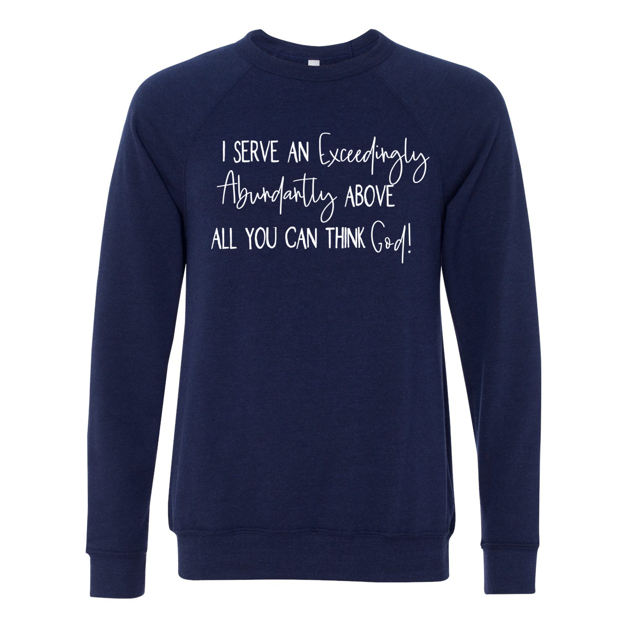 Ephesians 3:20 Fleece Unisex Sweatshirt