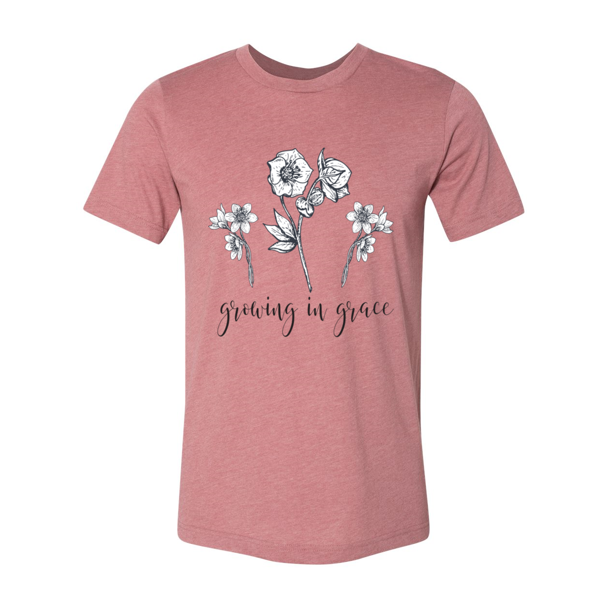 "Growing in Grace" Unisex Short Tee