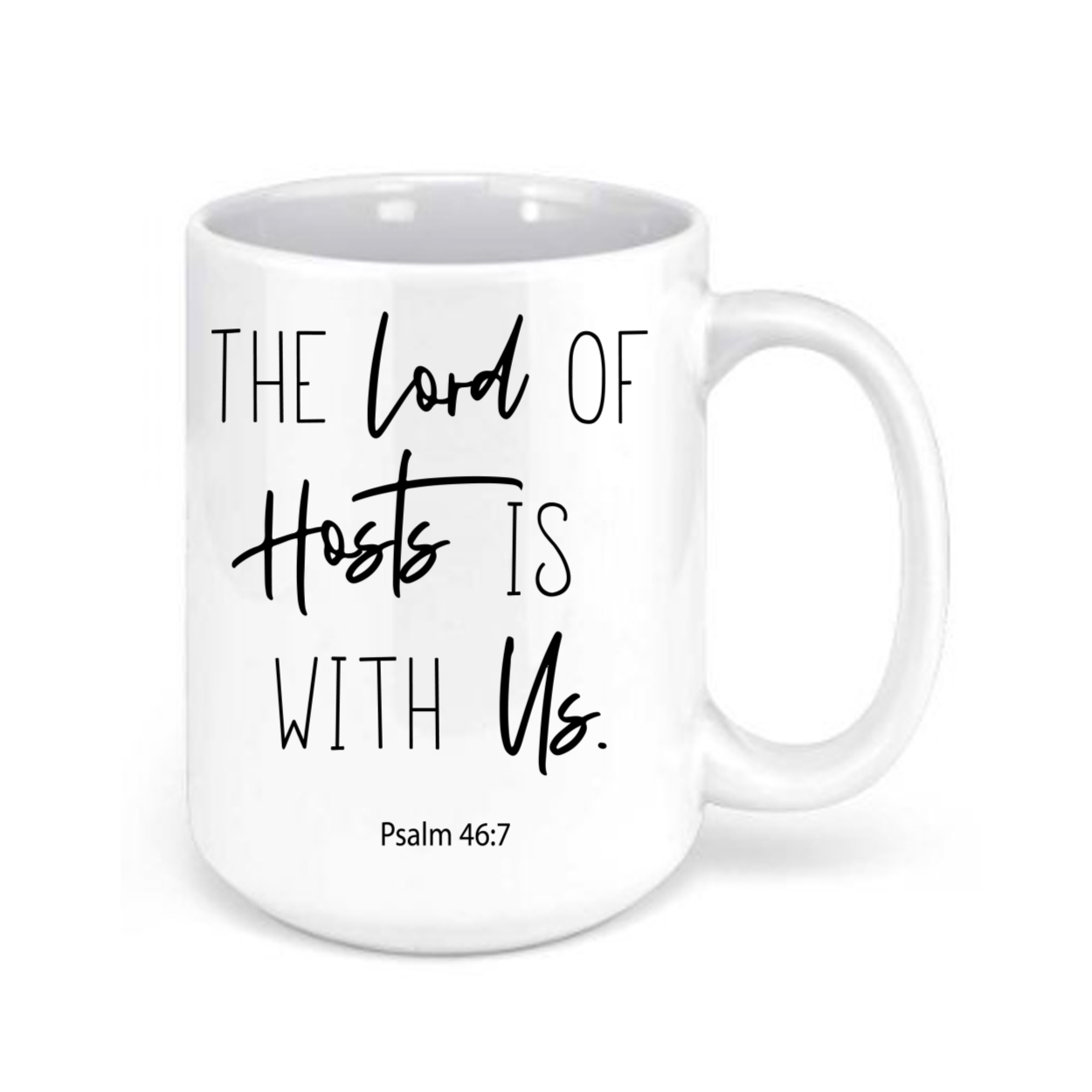 "The Lord of Hosts is With Us"15oz. Mugs