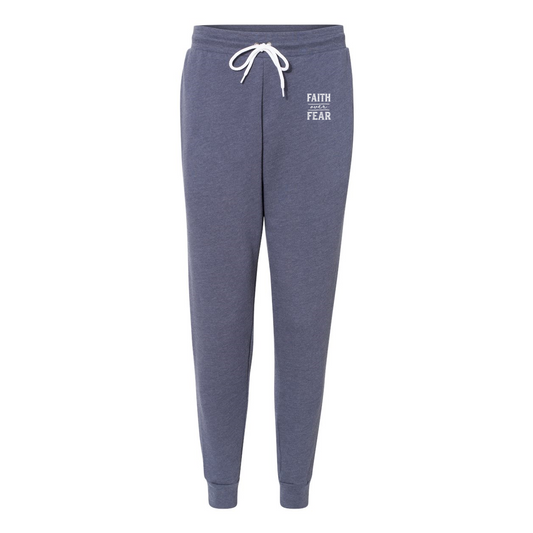 "Faith over Fear" Christian Fleece Joggers