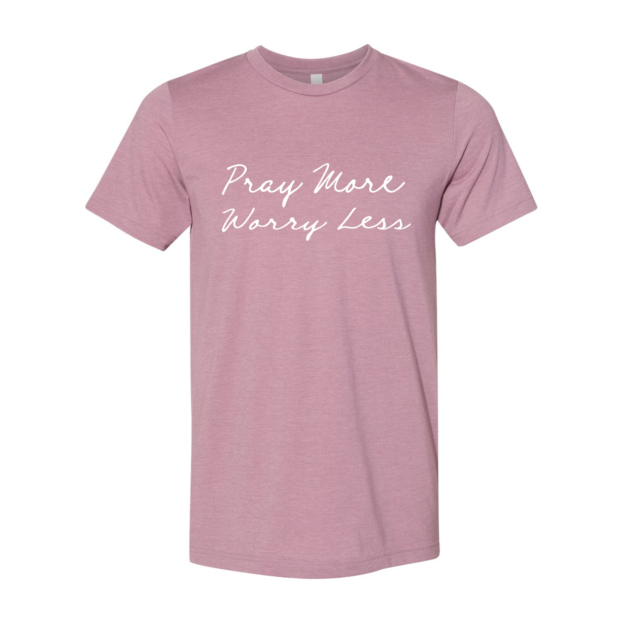 Pray More Worry Less Christian T-Shirt