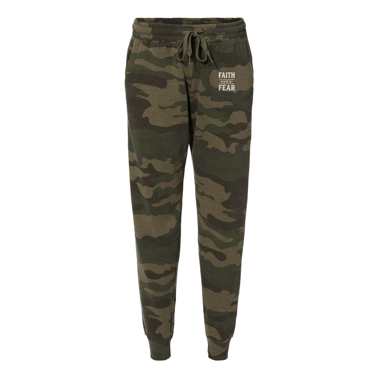 Faith over Fear Fleece Women Joggers