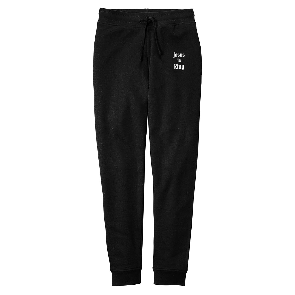 "Jesus is King "Fleece Joggers