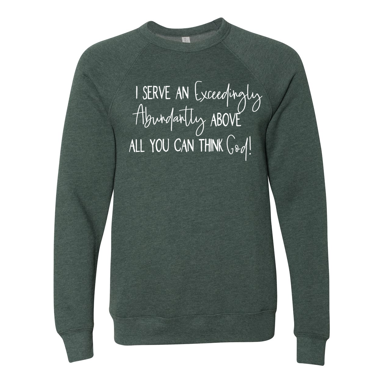 Ephesians 3:20 Fleece Unisex Sweatshirt