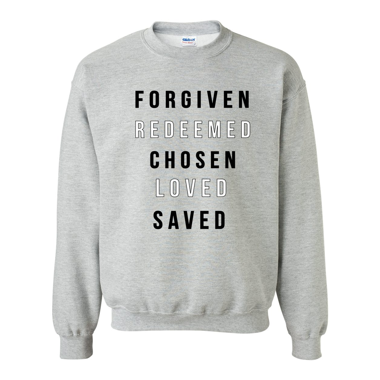 "Forgiven and Saved" Unisex Sweatshirt